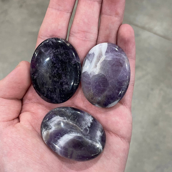 Amethyst Worry Stone