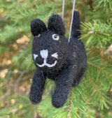 Cat Nepali Felt Ornament