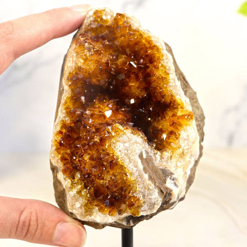 Citrine Specimen on Stand