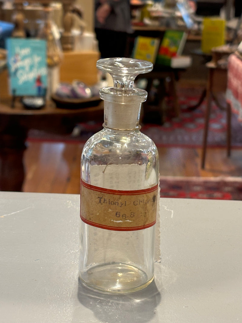 Danger: Thionyl Chloride - Apothecary Bottle with Glass Stopper