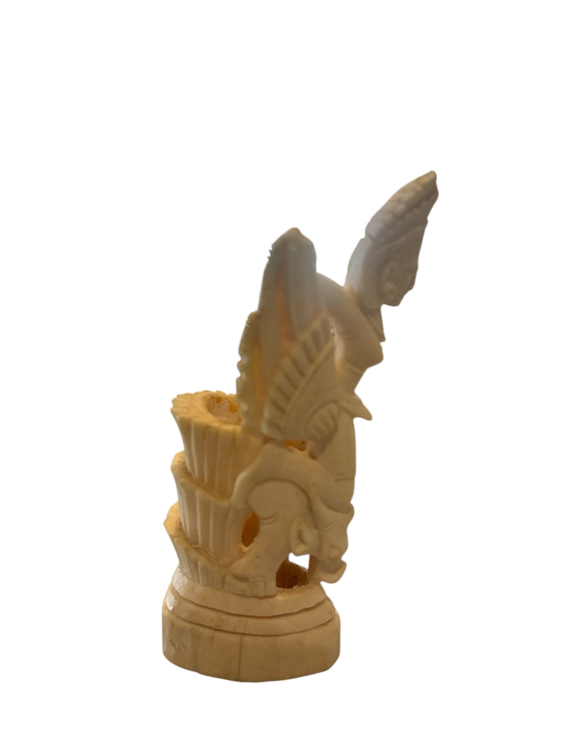 Tiny Bone Carving - Indonesia with Stand