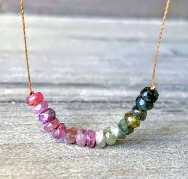 Delectatio Watermelon Tourmaline Necklace