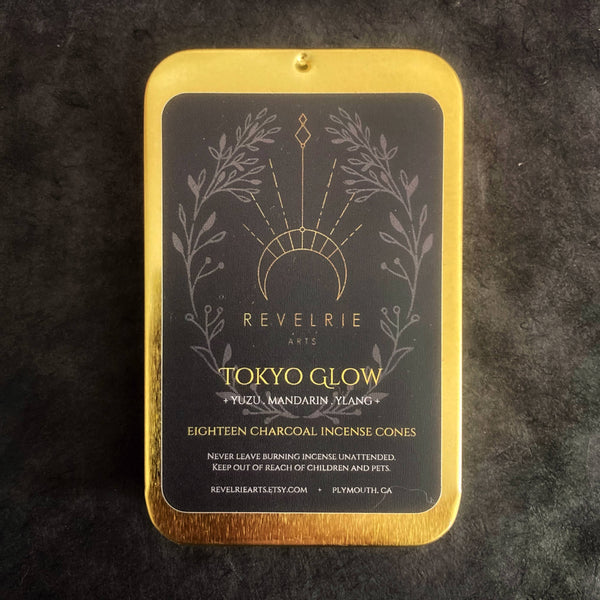 Tokyo Glow Incense Tin: Far East Florals & Citrus