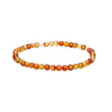 Gemstone Beaded Bracelet - Carnelian