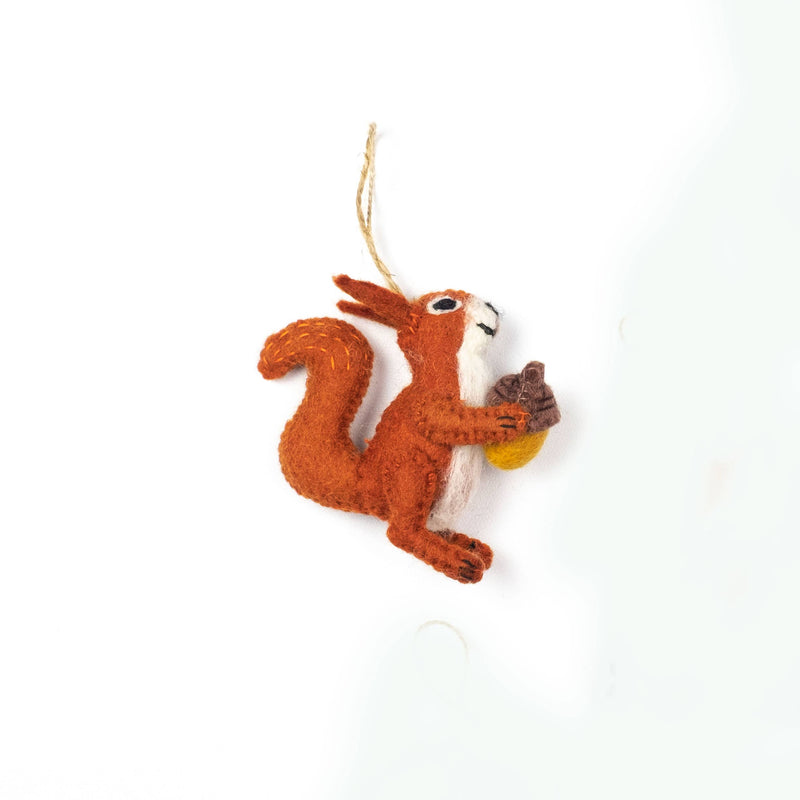 Squirrel Nepali Fair Trade Ornament