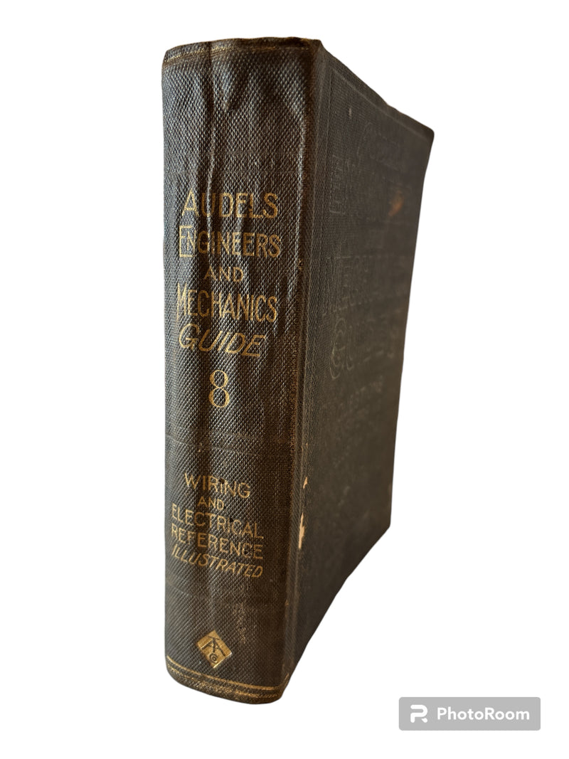 Audels Guide to Mechanical Engineering - Volume 8 - 1921 - Pocket Soft Cover