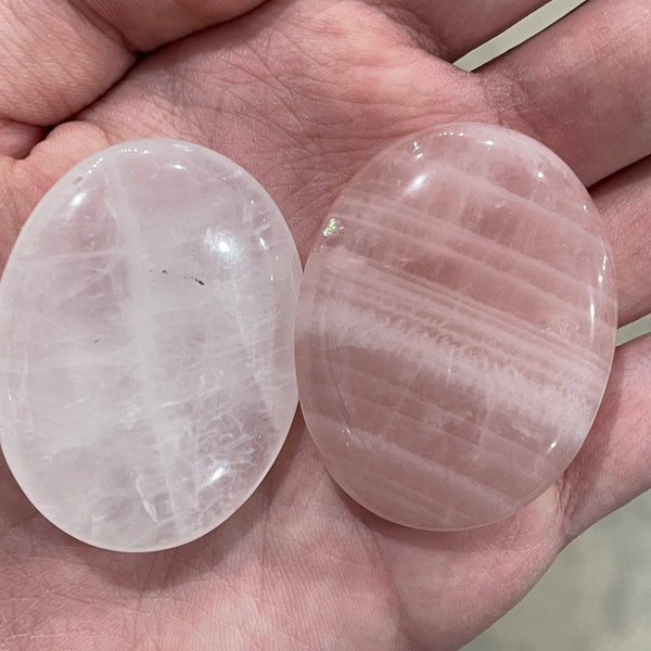 Rose Quartz Worry Stone