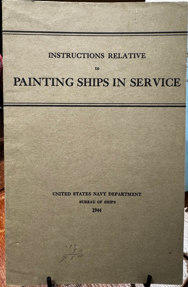 Painting Ships in Service - 1944 - United States Navy