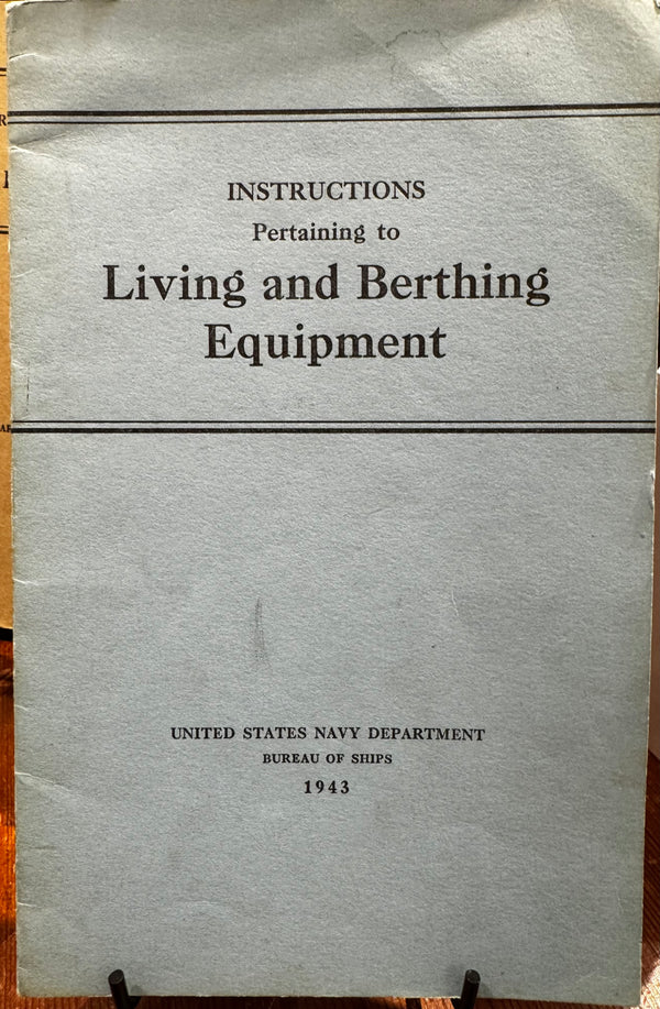 Living and Berthing Equipment - 1943 - United States Navy