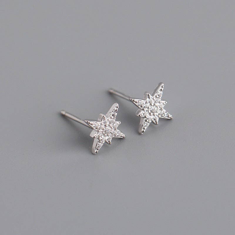 Stella Studs Silver