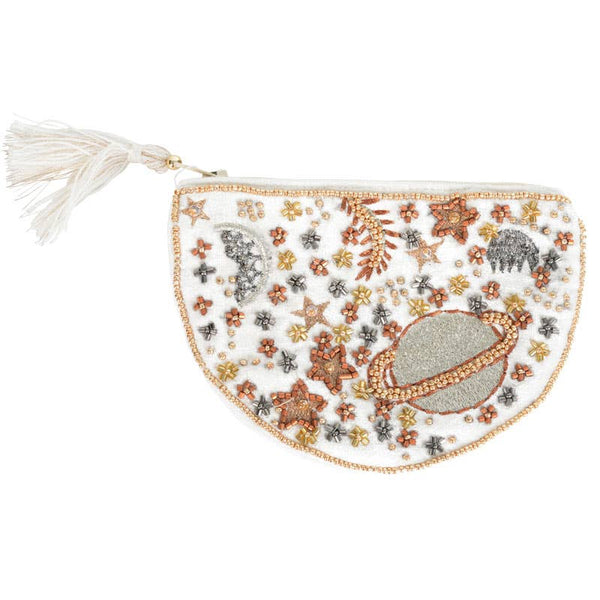 Cosmic Coin Purse: White