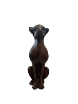 Brave, Good, Girl! - folk dog carving