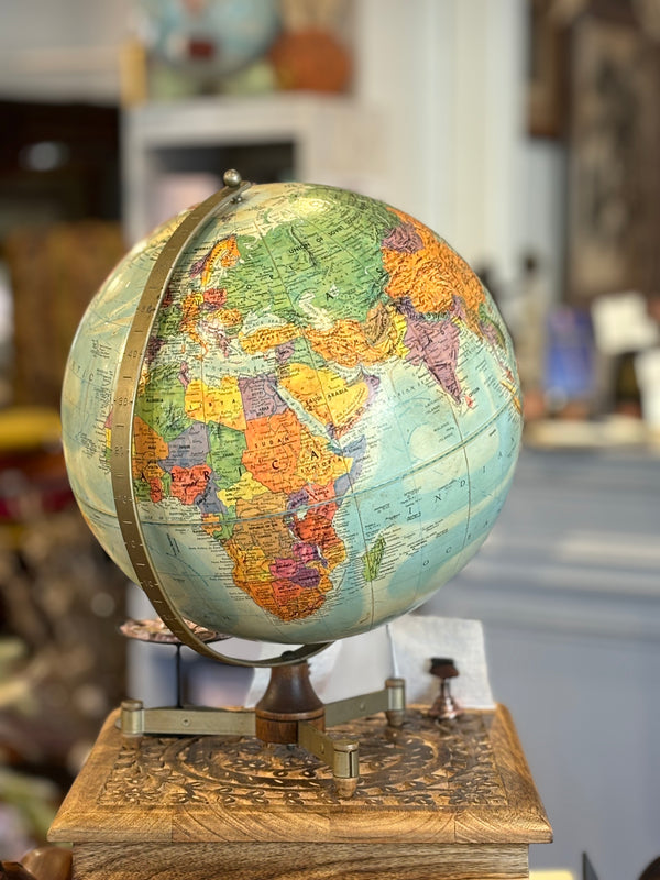 Replogle Stereo Relief Globe w/Fancy Kid Stand