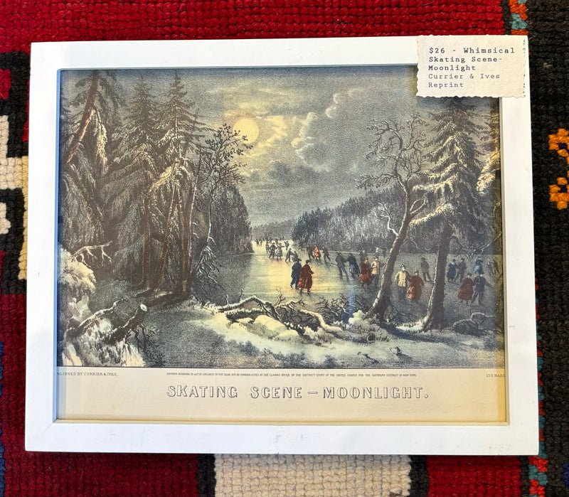 Currier & Ives Winter Scene Prints