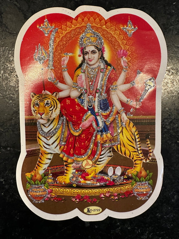 Sparkle Sticker - Durga