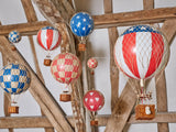 Hot Air Balloon, Small - Wide Red Stripe