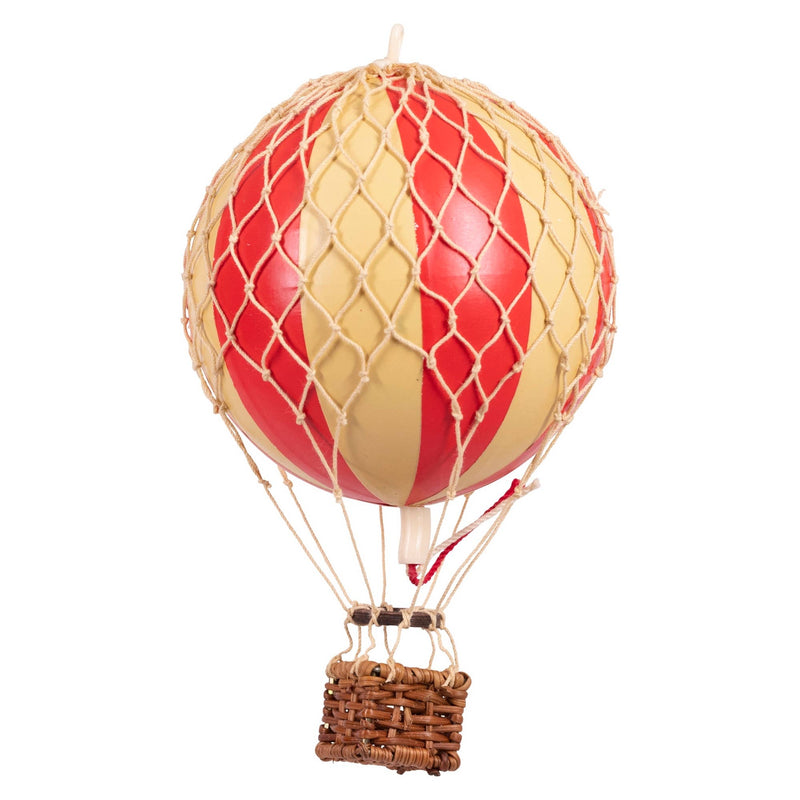 Hot Air Balloon, Small - Wide Red Stripe