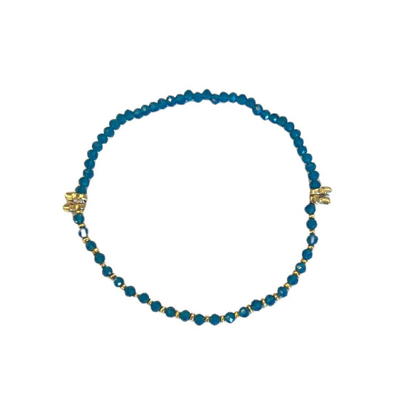 Blue Beaded Bracelet