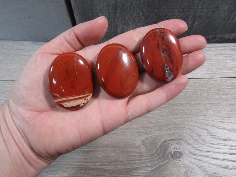 Red Jasper Worry Stone