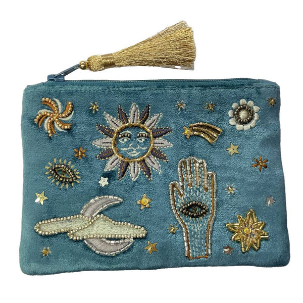 Cosmic Coin Purse: Teal