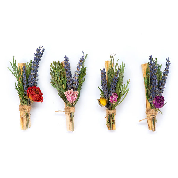 Flora Bundle with Lavender, Rose, and Cedar