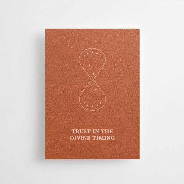 TRUST IN THE DIVINE TIMING  - MINI CARD -