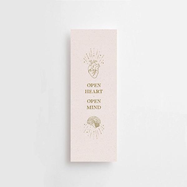 OPEN HEART - OPEN MIND - BOOKMARK