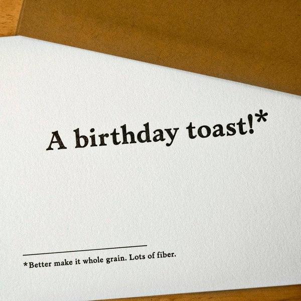 Birthday Toast Card