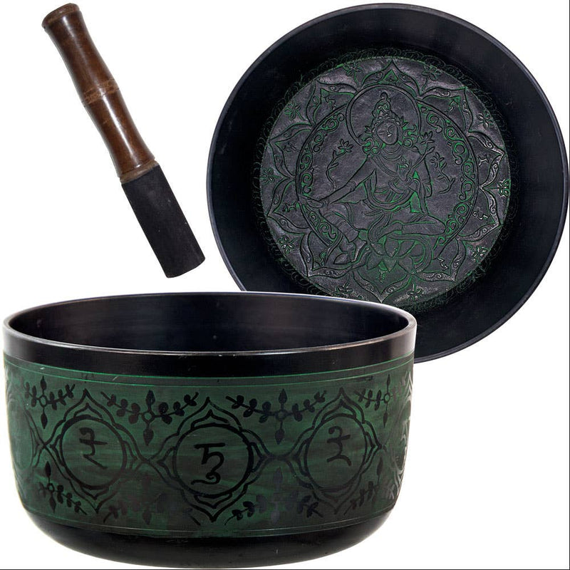 Green Tara Singing Bowl