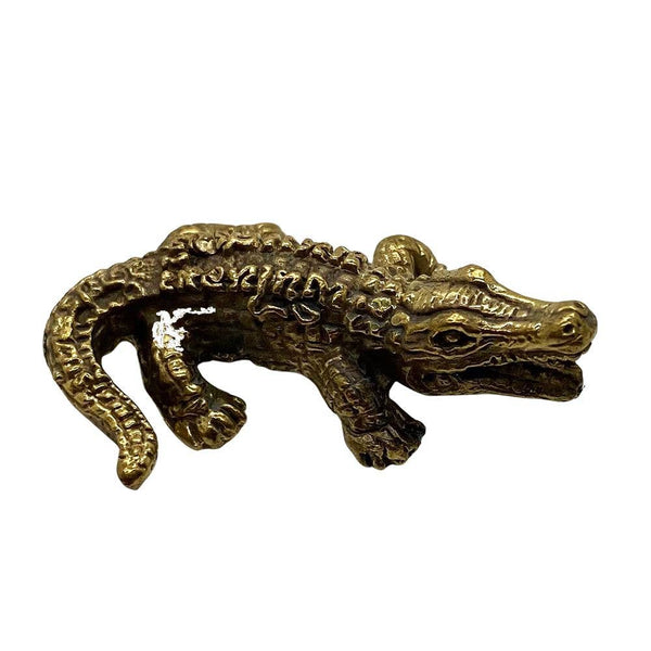 Croc - Miniature Brass Figurine