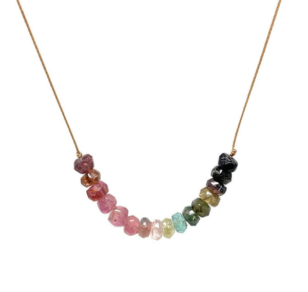 Delectatio Watermelon Tourmaline Necklace