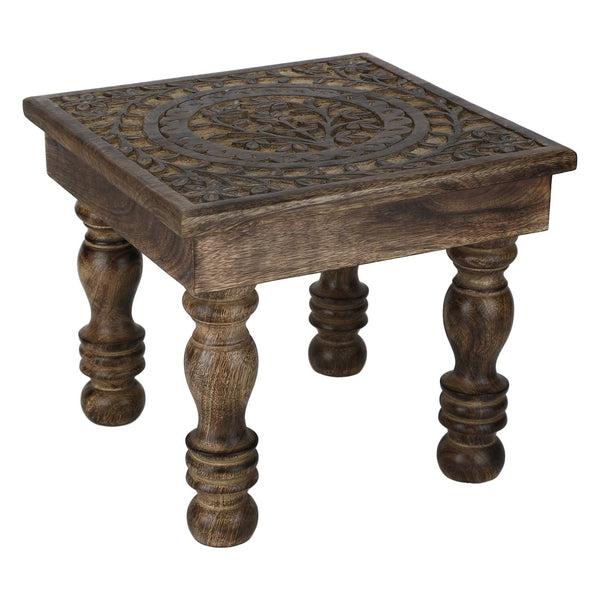 Carved Step Stool