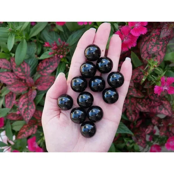 Black Obsidian Spheres